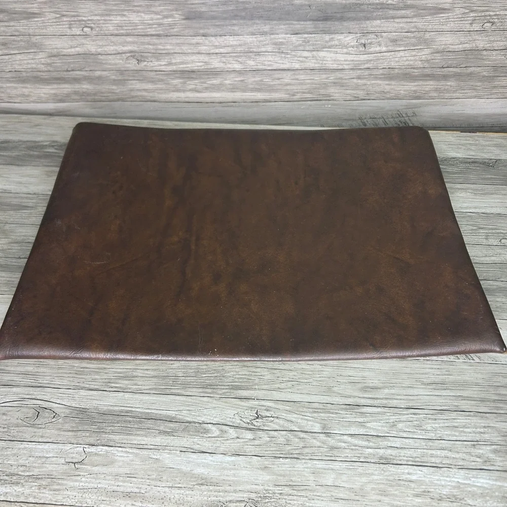 IBM Brown Document Portfolio Holder Leather Pouch Holder Bag Vintage Dad